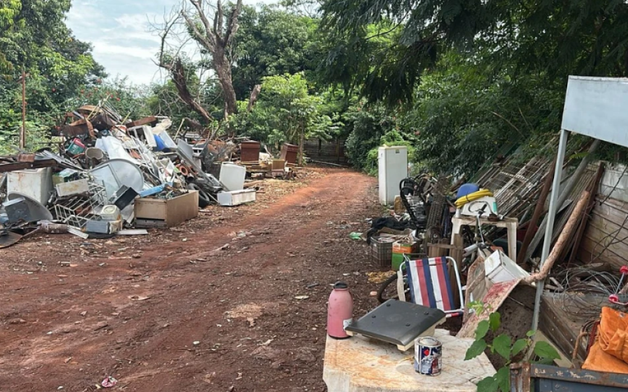 Homem é preso após montar empresa irregular de recicláveis em área invadida
