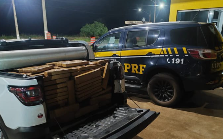 PRF apreende 787 kg de maconha durante fiscalização na BR-158 em Três Lagoas
