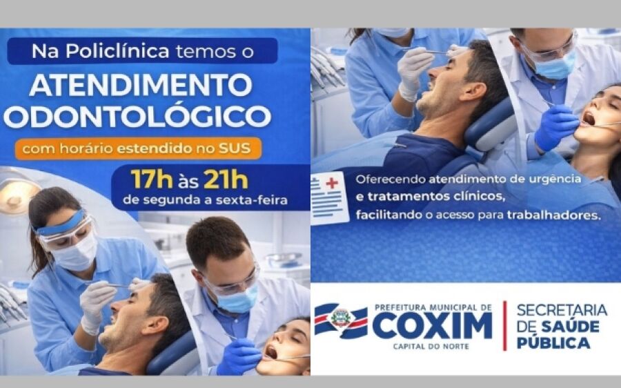 Policlínica em Coxim tem horário estendido para atendimento odontológico