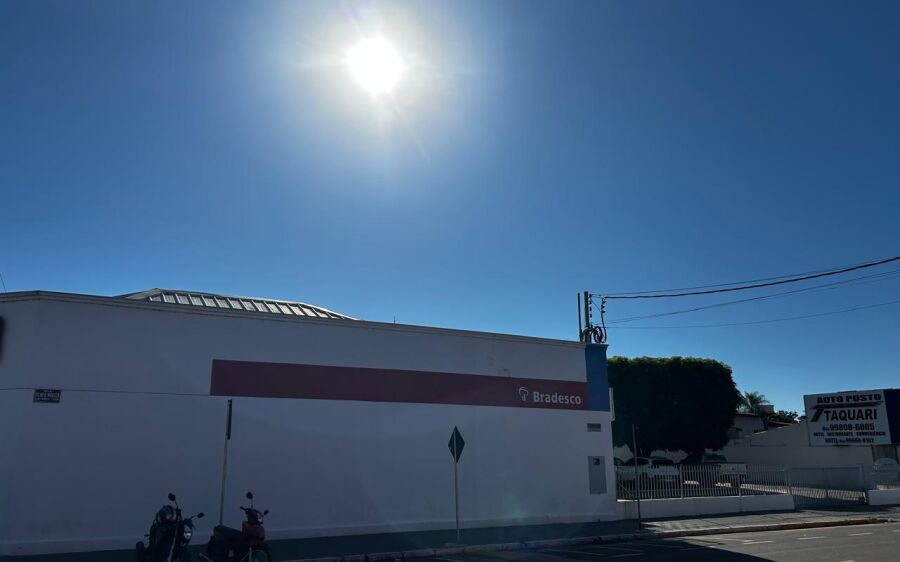 Coxim terá sexta-feira de calor e possibilidade de pancadas isoladas de chuva