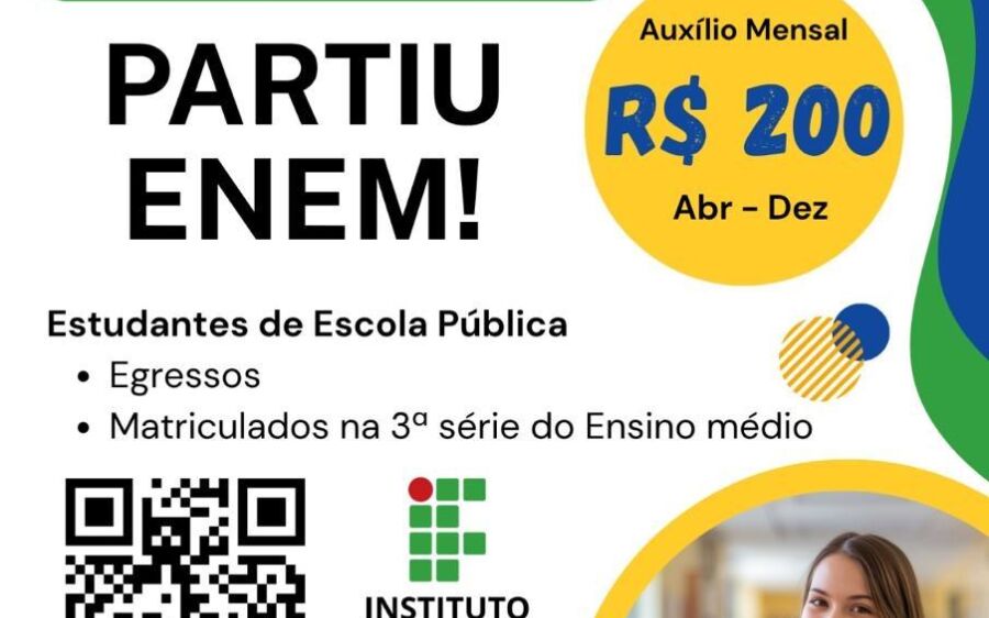 Coxim abre inscrições para cursinho preparatório gratuito do ENEM com auxílio mensal