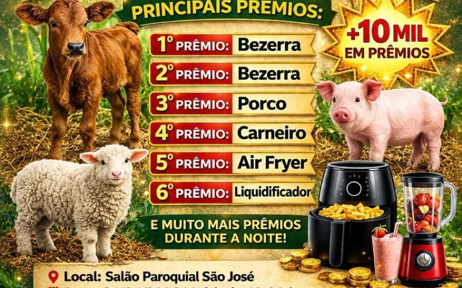Solidariedade que salva vidas: Bingo beneficente em Coxim vai custear cirurgias urgentes