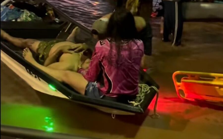 Acidente com Jet ski mobiliza equipes de resgate no Rio Taquari, em Coxim