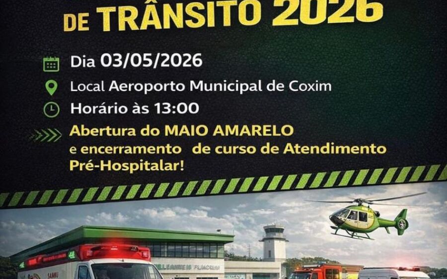 Simulado de acidente de trânsito abre programação do 