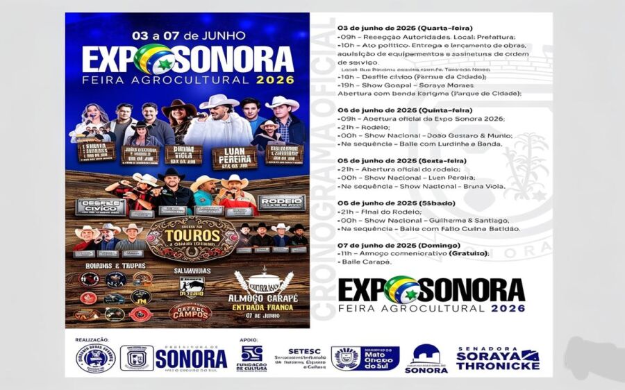 Feira Agropecuária promete movimentar a economia e o turismo na região norte de MS