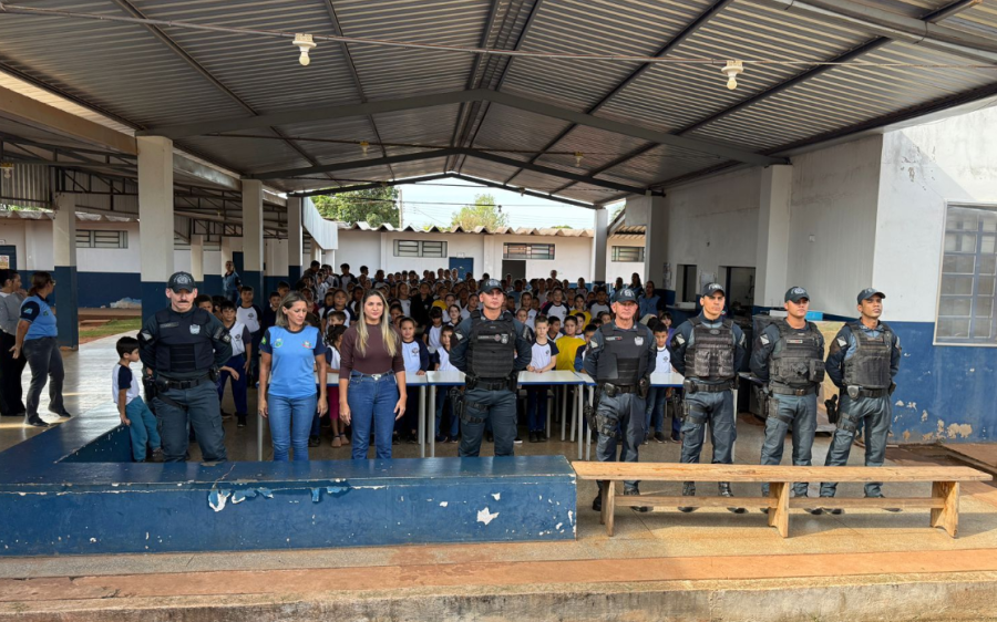 Polícia Militar realiza palestra educativa durante a Operação Caminhos Seguros em Rio Verde de MT/MS