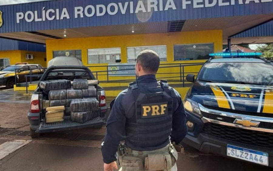 Mulher é presa com 513 quilos de maconha durante abordagem na BR-163, em Dourados
