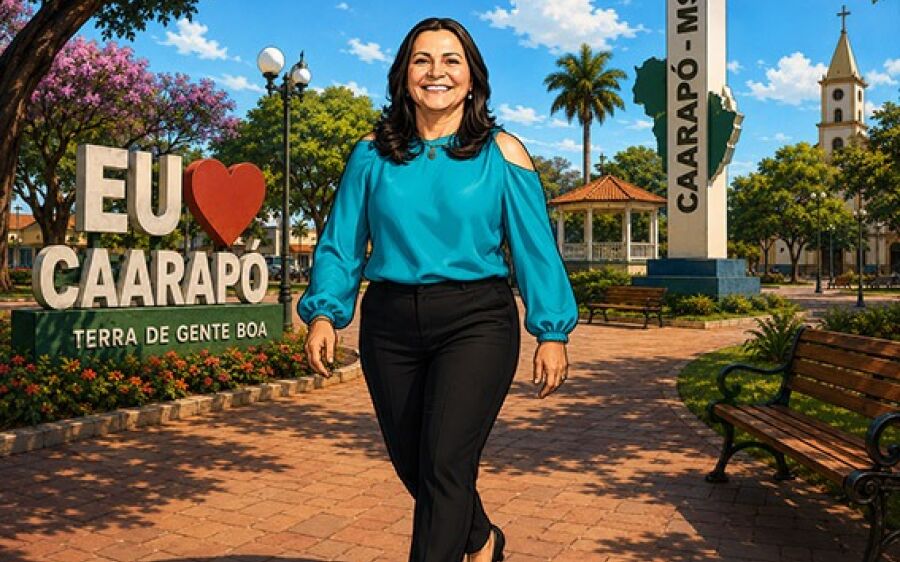 Prefeita de Caarapó ganha elogios por conquista da Capag A
