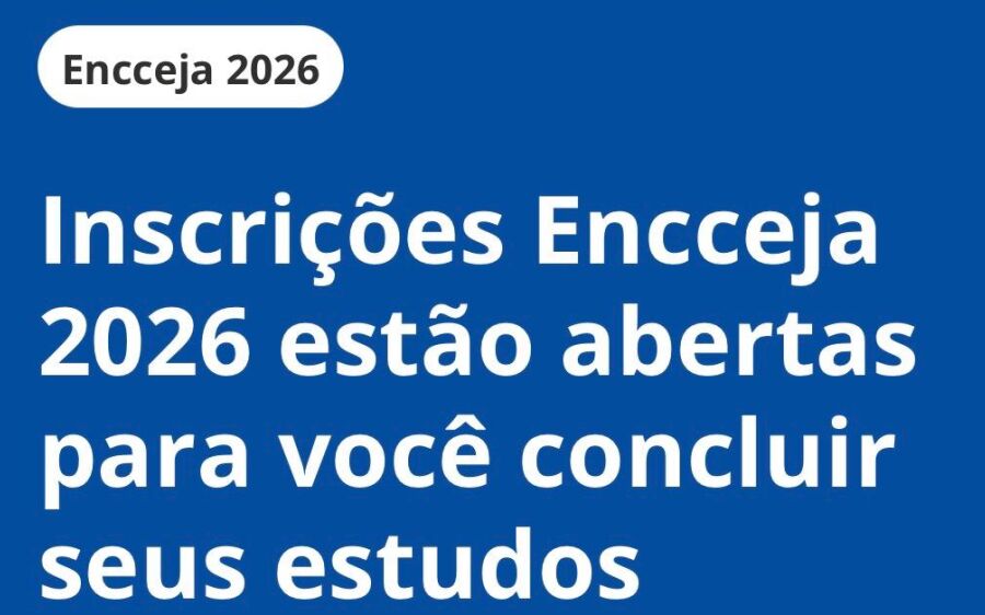 Encceja 2026 abre inscrições e amplia oportunidades para certificação escolar