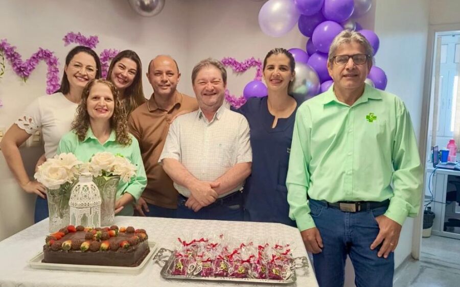 Prefeito Edilson Magro participa de homenagem pelo Dia das Mães no Hospital Regional de Coxim