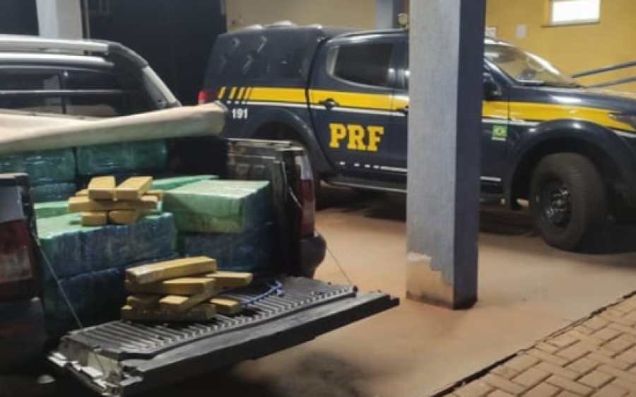 PRF apreende 521 quilos de maconha e skunk em abordagem na BR-060, em Sidrol&acirc;ndia
