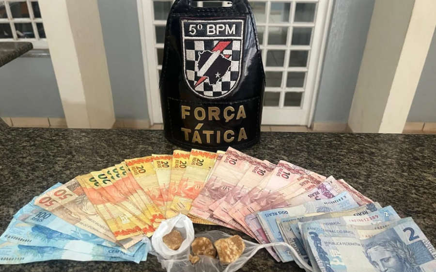Den&uacute;ncias levam PM a prender homem por tr&aacute;fico de drogas em Coxim
