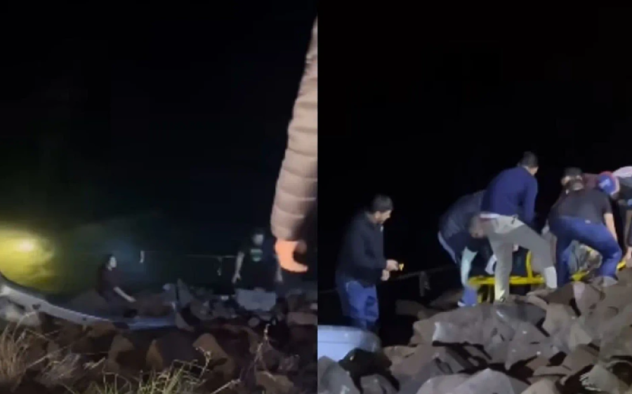 Motorista embriagado bate em caminhonete, veículo cai no rio e homem morre na MS-444, em Três Lagoas