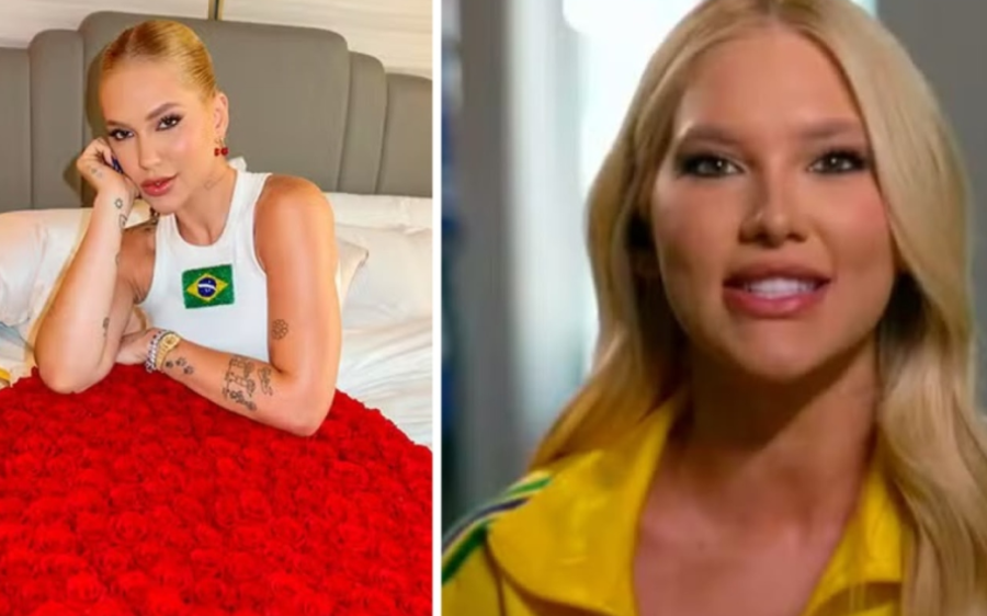 Virginia estreia na Globo, fala sobre Vini Jr. e buquê misterioso