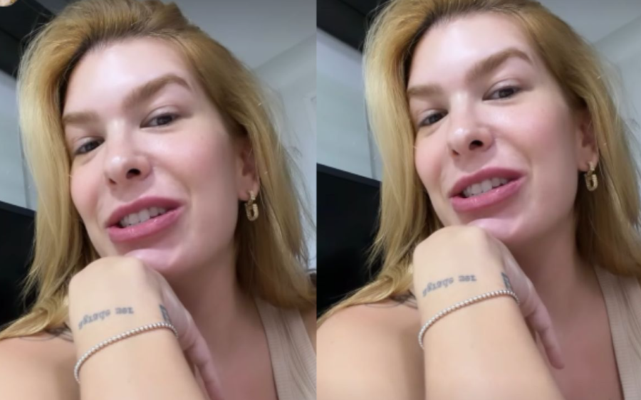 Lore Improta revela quantos quilos j&aacute; perdeu ap&oacute;s o parto