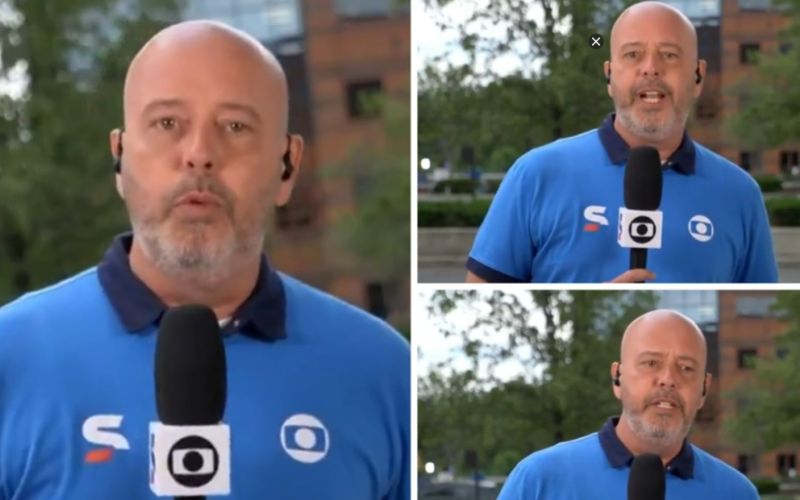 Alex Escobar tem pico de press&atilde;o e passa mal ao vivo