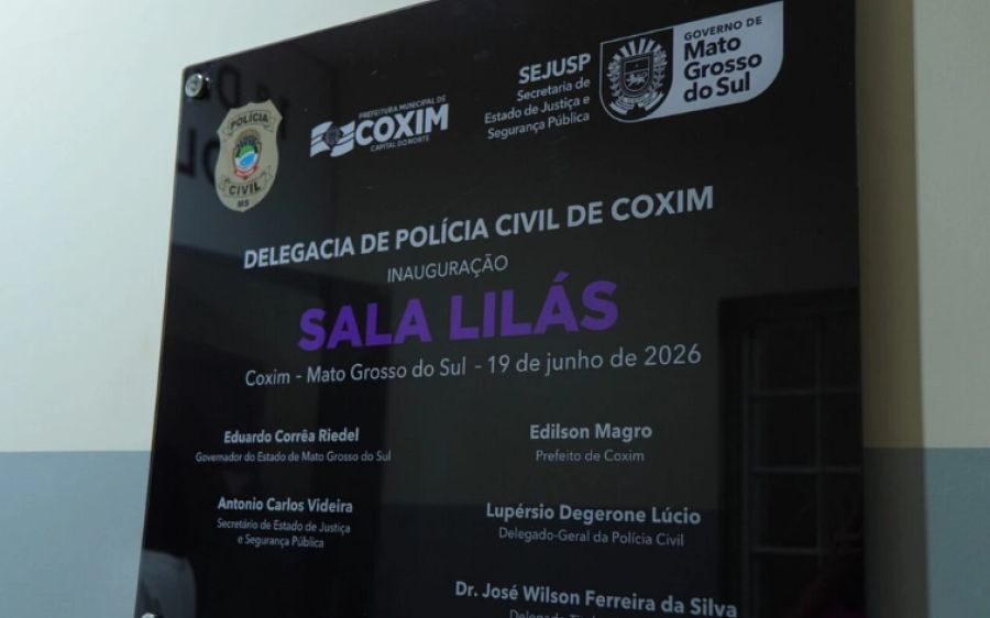 Coxim recebe 69ª Sala Lilás e reforça atendimento a mulheres vítimas de violência
