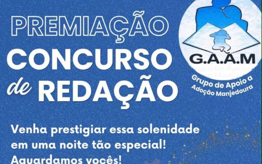 Concurso de Redação do GAAM terá cerimônia de premiação nesta sexta-feira (26) em Coxim