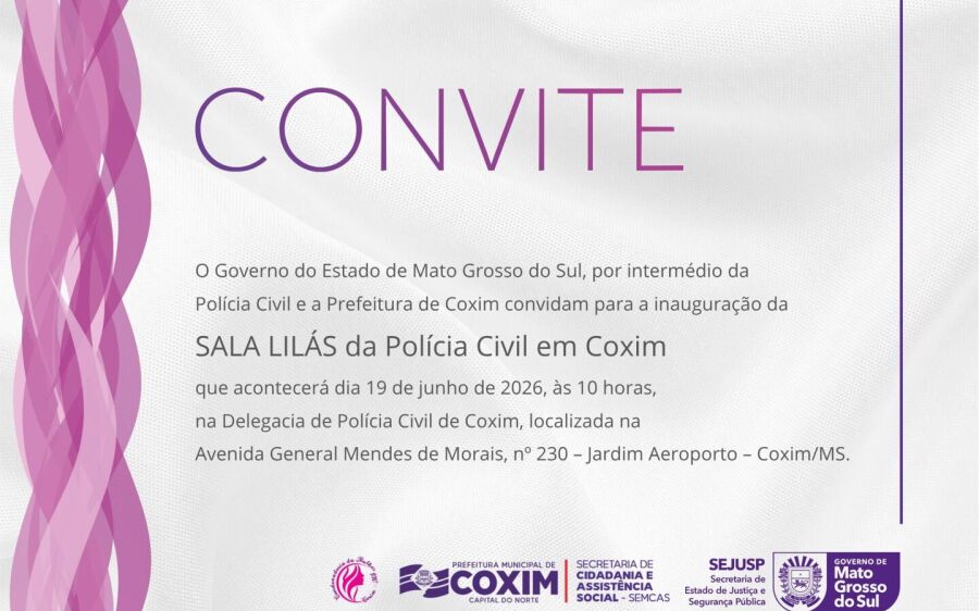 Prefeitura de Coxim e Governo de MS se unem e fazem entrega da sala Lilás em Coxim