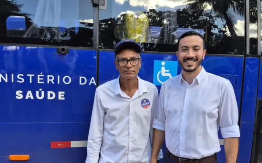 Pedro Gomes é contemplado com micro-ônibus para a Saúde