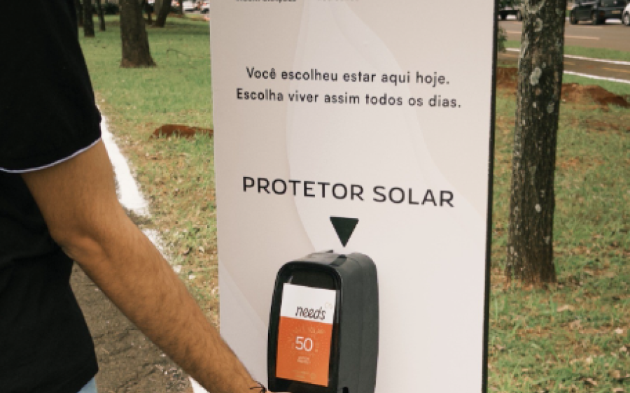 Ação inédita oferece protetor solar gratuito no Parque dos Poderes aos fins de semana
