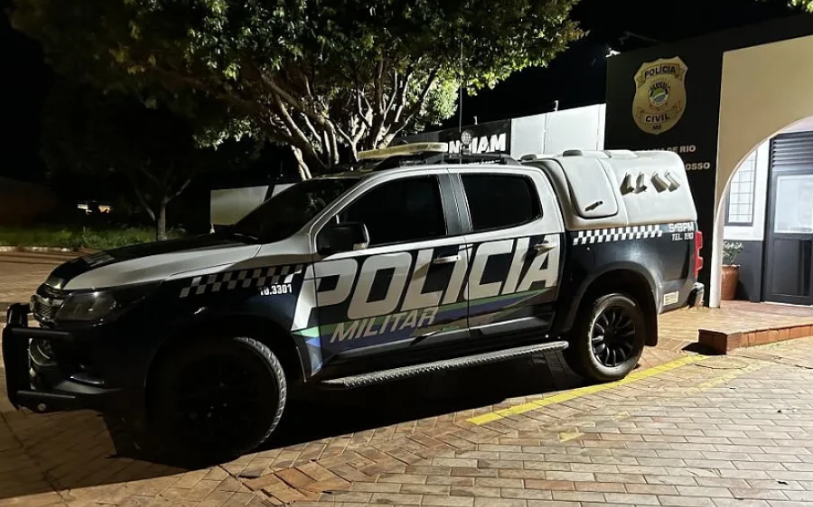 Denúncia anônima leva PM a prender suspeito de tráfico de drogas em Rio Verde de Mato Grosso
