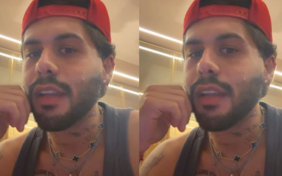 Z&eacute; Felipe explica semblante de triste e comenta sobre viagem dos filhos