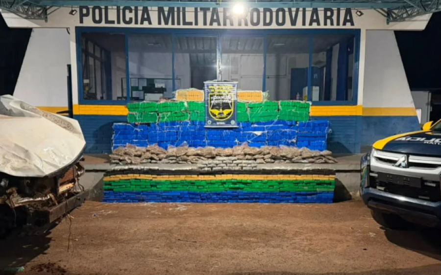Motorista morre após capotar Hilux com 1,8 tonelada de drogas na MS-289, em Amambai
