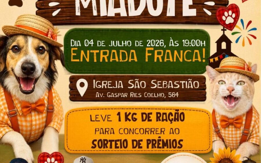 Arrai&aacute; da MIAdoTe promete m&uacute;sica, solidariedade e divers&atilde;o em prol dos animais resgatados