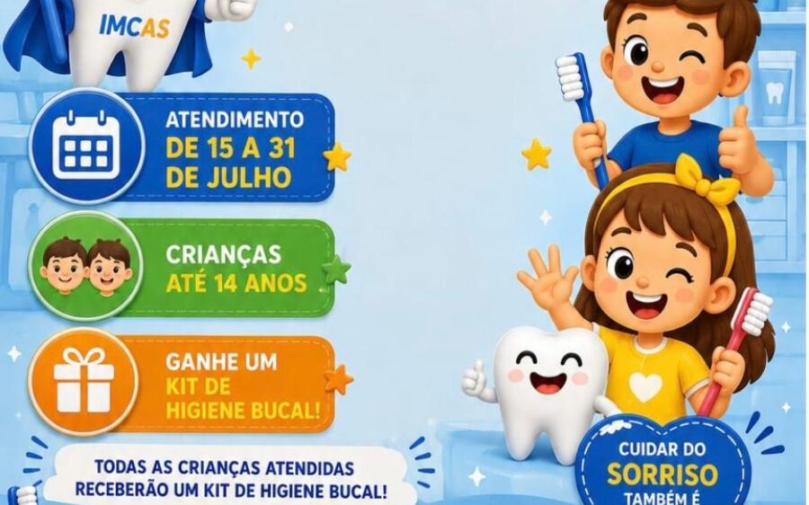  IMCAS promove a&ccedil;&atilde;o para incentivar cuidados com o sorriso das crian&ccedil;as em Coxim