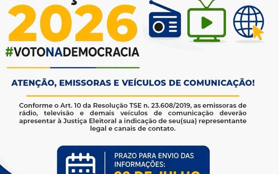 Ve&iacute;culos de comunica&ccedil;&atilde;o t&ecirc;m at&eacute; 20 de julho para atualizar cadastro na Justi&ccedil;a Eleitoral em MS