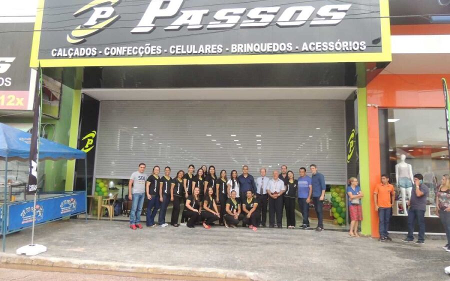 Inauguração da loja Passos Calçados