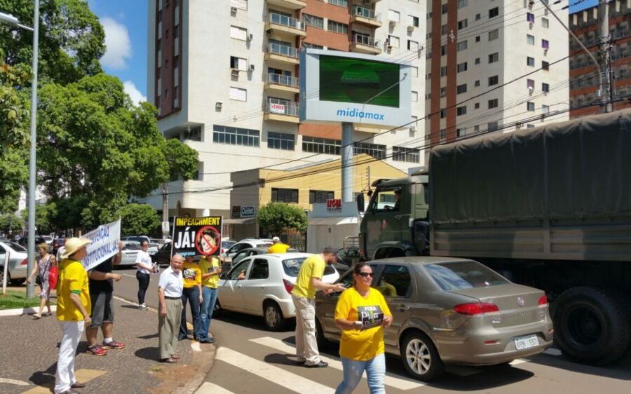 Manifestação contra o Governo