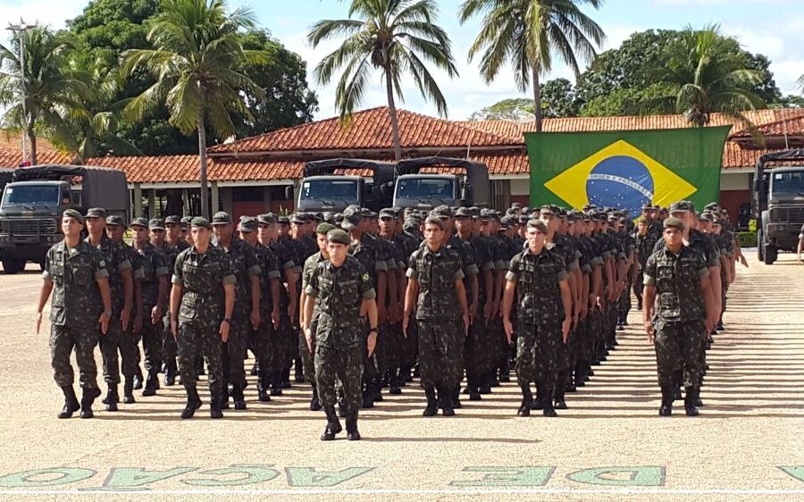 Incorporação de novos recrutas do 47º BI