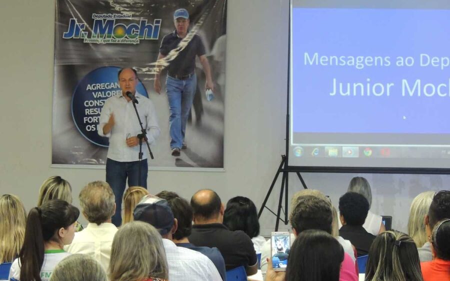 Junior Mochi realiza prestação de contas do mandato parlamentar
