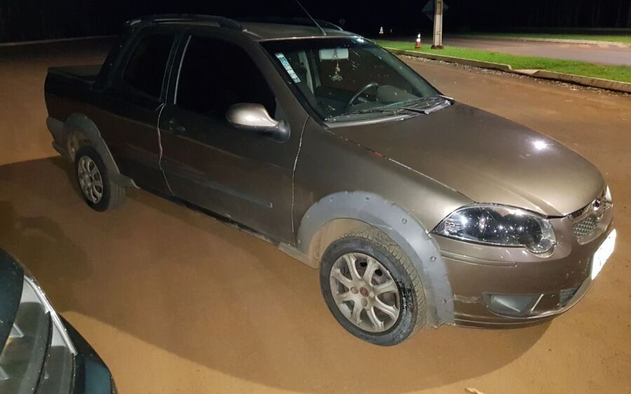 Strada Adventure roubado com placas de Coxim é interceptado em Chapadão do Céu 