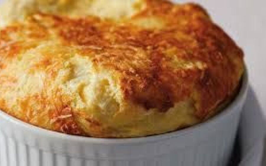 Sufle de queijo minas