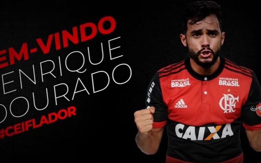 Flamengo anuncia contratação de Henrique Dourado