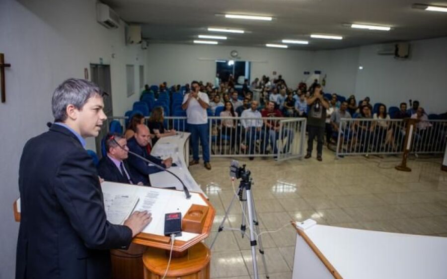 Prefeito Aluizio participa da abertura do ano legislativo na Câmara de Coxim