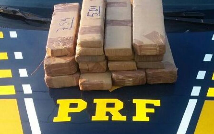 PRF apreende menor com 14,5 kg de maconha 