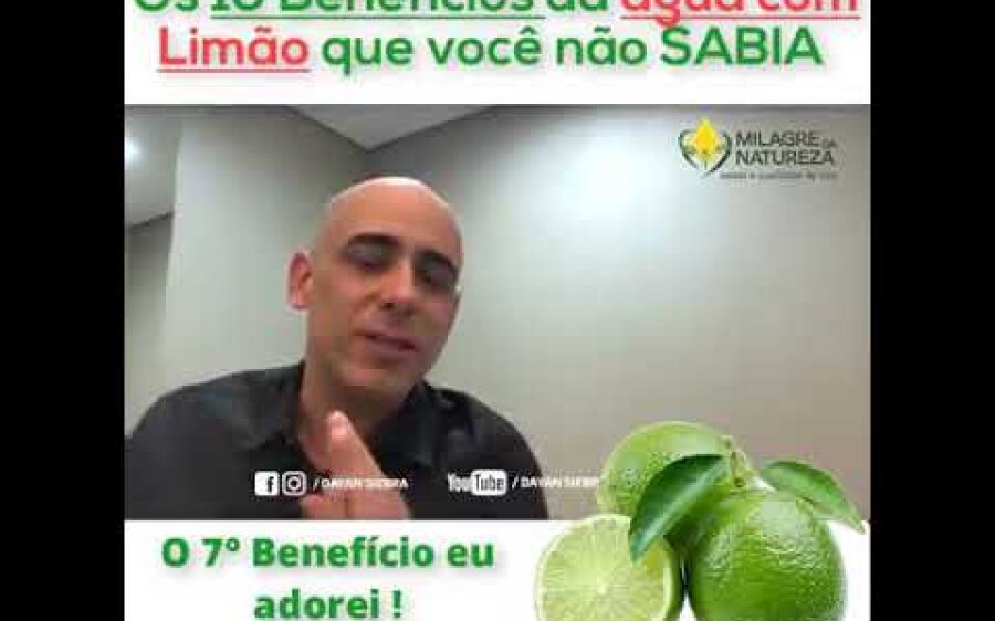 Os 10 benefícios da água com limão