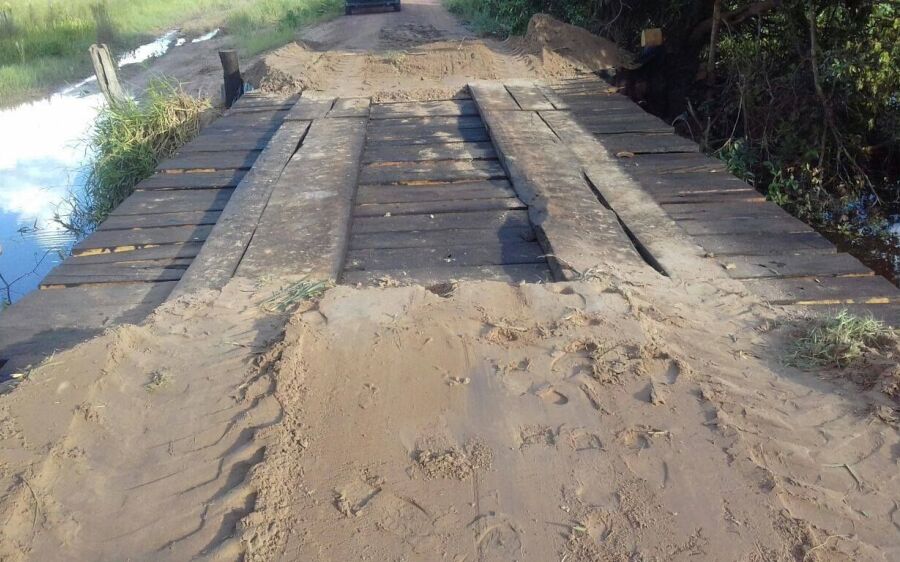 Parceria entre prefeitura  e produtores resulta no custeio de ponte para travessia segura 