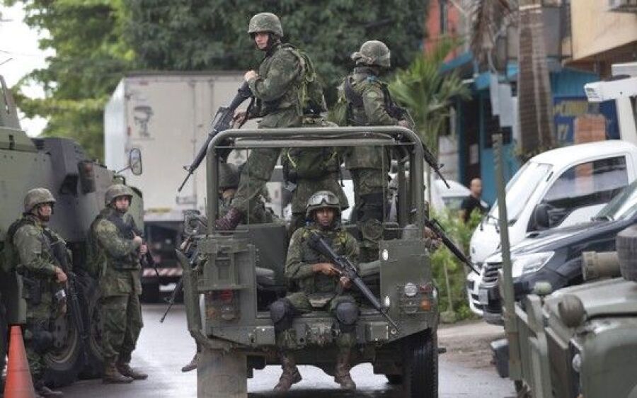 Forças Armadas apoiam polícias em operação nas divisas do RJ