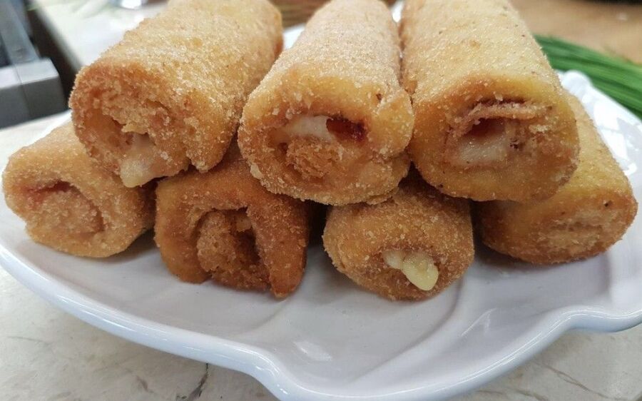 Canolli de Pão de Forma 