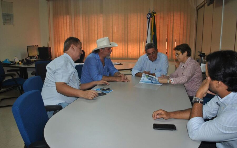 Superintendente da Funasa em MS recebeu em seu gabinete, o prefeito de Terenos