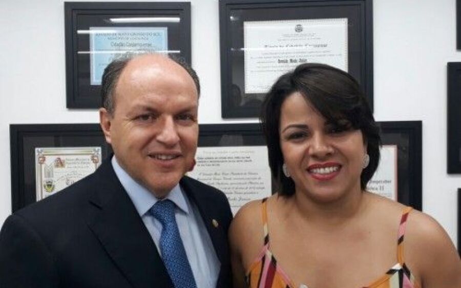 Lidiane Farias, esteve na Assembleia Legislativa solicitando mais recursos para Rio Verde 