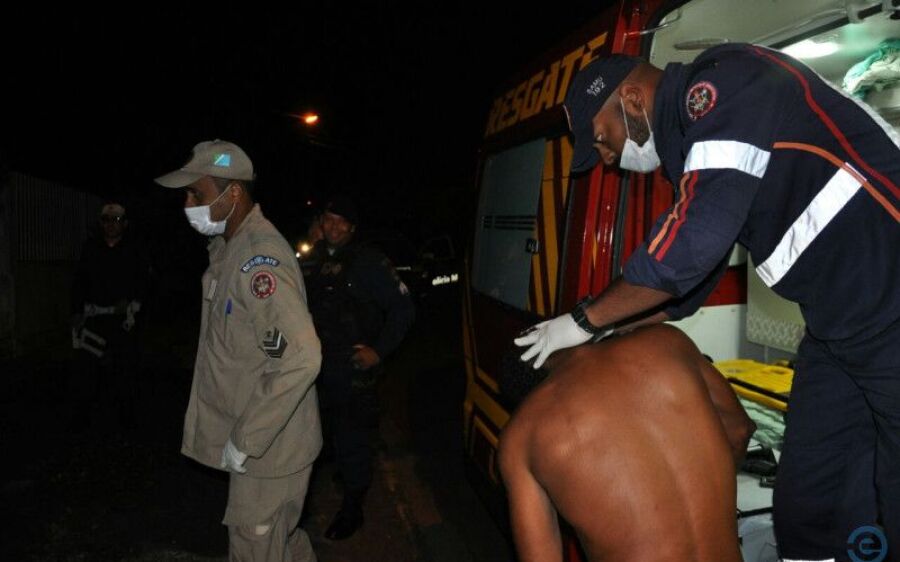Trote mobiliza Corpo de  Bombeiros e PM em Coxim