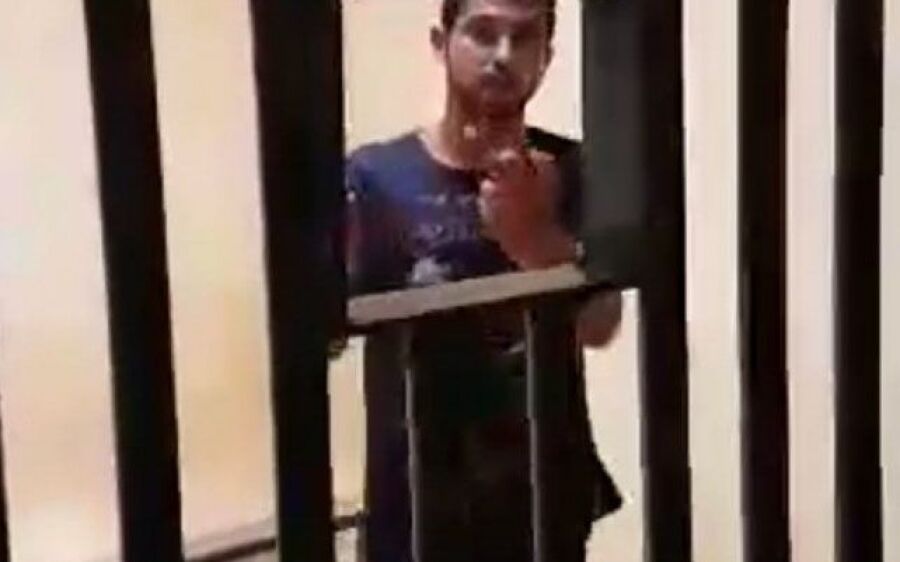Preso por furto de celular, jovem  transtornado agride imprensa e polícia