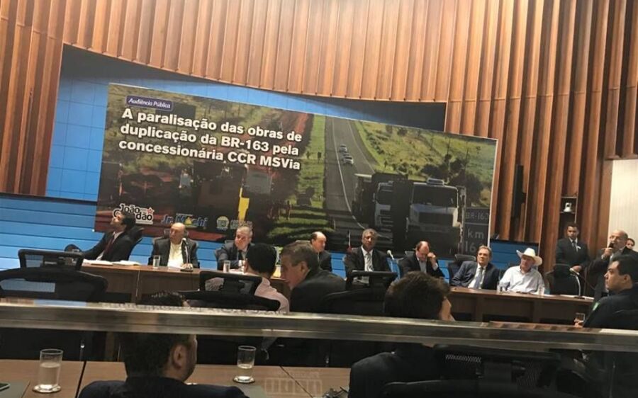 Morosidade nas obras de duplicação da BR-163 é questionada pela Assembleia 