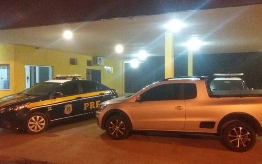 Veículo roubado em Goiânia é recuperado pela PRF em Coxim